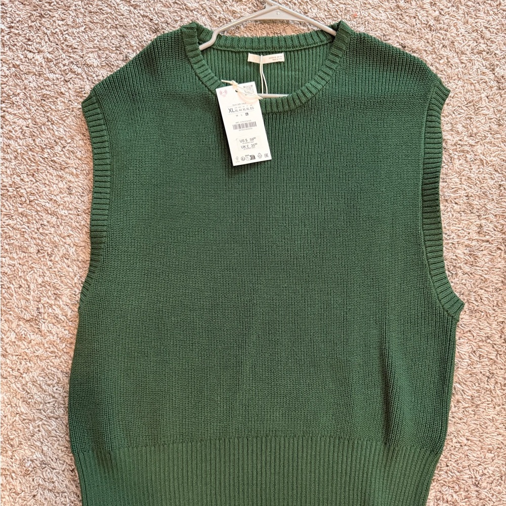 Zara Forest Green Knit Sweater